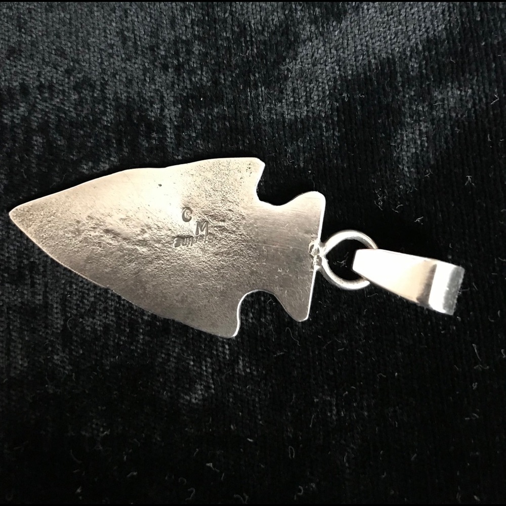 Sterling Arrowhead Pendant